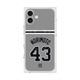 プレミアムスクエアケース with MagSafe［ 読売ジャイアンツ - #43 NORIMOTO - ビジター ］