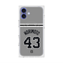プレミアムスクエアケース with MagSafe［ 読売ジャイアンツ - #43 NORIMOTO - ビジター ］