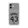 プレミアムスクエアケース with MagSafe［ 読売ジャイアンツ - #43 NORIMOTO - ビジター ］