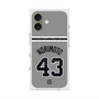 プレミアムスクエアケース with MagSafe［ 読売ジャイアンツ - #43 NORIMOTO - ビジター ］