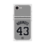 プレミアムスクエアケース with MagSafe［ 読売ジャイアンツ - #43 NORIMOTO - ビジター ］