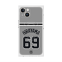 プレミアムスクエアケース with MagSafe［ 読売ジャイアンツ - #69 HIRAYAMA - ビジター ］