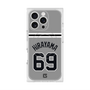 プレミアムスクエアケース with MagSafe［ 読売ジャイアンツ - #69 HIRAYAMA - ビジター ］