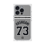 プレミアムスクエアケース with MagSafe［ 読売ジャイアンツ - #73 HASHIGAMI - ビジター ］