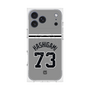 プレミアムスクエアケース with MagSafe［ 読売ジャイアンツ - #73 HASHIGAMI - ビジター ］
