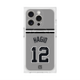 プレミアムスクエアケース with MagSafe［ 読売ジャイアンツ - #12 HAGIO - ビジター ］