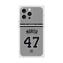 プレミアムスクエアケース with MagSafe［ 読売ジャイアンツ - #47 MORITA - ビジター ］
