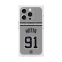 プレミアムスクエアケース with MagSafe［ 読売ジャイアンツ - #91 HOTTA - ビジター ］