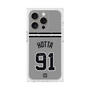 プレミアムスクエアケース with MagSafe［ 読売ジャイアンツ - #91 HOTTA - ビジター ］