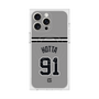 プレミアムスクエアケース with MagSafe［ 読売ジャイアンツ - #91 HOTTA - ビジター ］