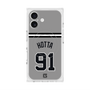 プレミアムスクエアケース with MagSafe［ 読売ジャイアンツ - #91 HOTTA - ビジター ］