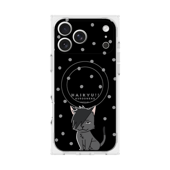 プレミアムスクエアケース with MagSafe［ ハイキュー!! - クロオネコ ］