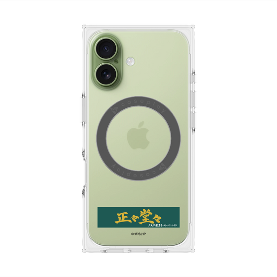 プレミアムスクエアケース with MagSafe［ ハイキュー!! - 横断幕 - 戸美学園高校 ］