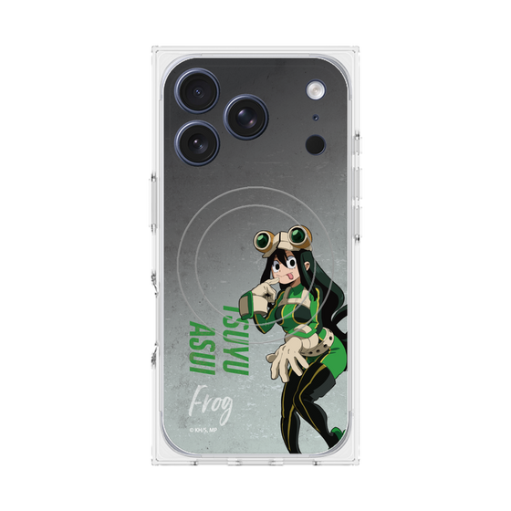 プレミアムスクエアケース with MagSafe［ 僕のヒーローアカデミア - 立ち絵 -蛙吹 梅雨 ］