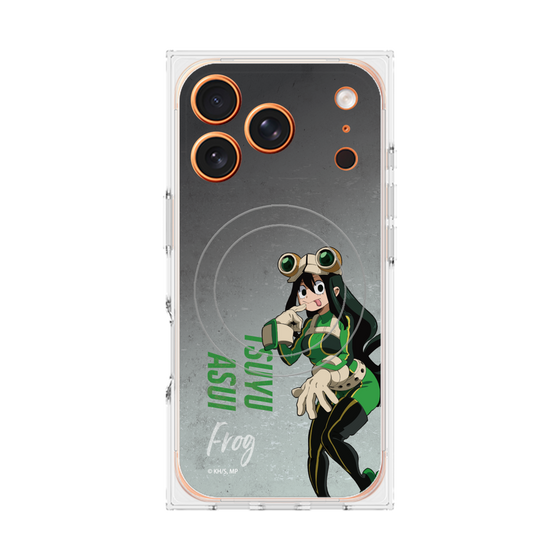 プレミアムスクエアケース with MagSafe［ 僕のヒーローアカデミア - 立ち絵 -蛙吹 梅雨 ］