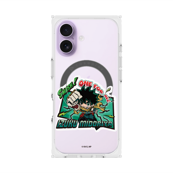 プレミアムスクエアケース with MagSafe［ 僕のヒーローアカデミア - ミニキャラ - 緑谷 出久 ］