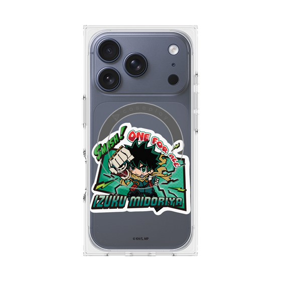 プレミアムスクエアケース with MagSafe［ 僕のヒーローアカデミア - ミニキャラ - 緑谷 出久 ］