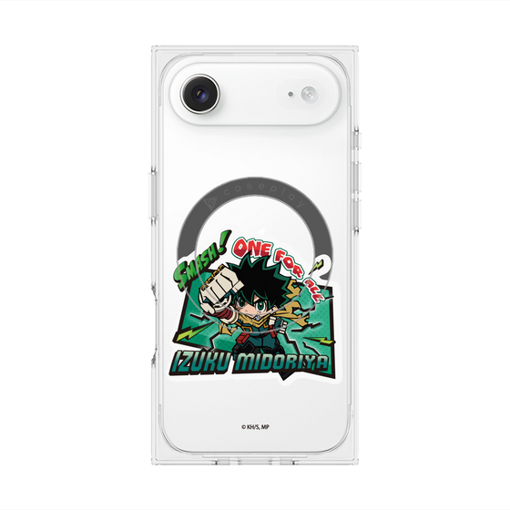 プレミアムスクエアケース with MagSafe［ 僕のヒーローアカデミア - ミニキャラ - 緑谷 出久 ］