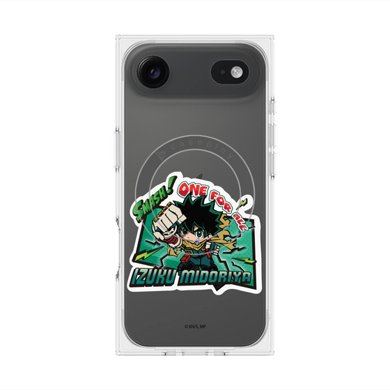 プレミアムスクエアケース with MagSafe［ 僕のヒーローアカデミア - ミニキャラ - 緑谷 出久 ］