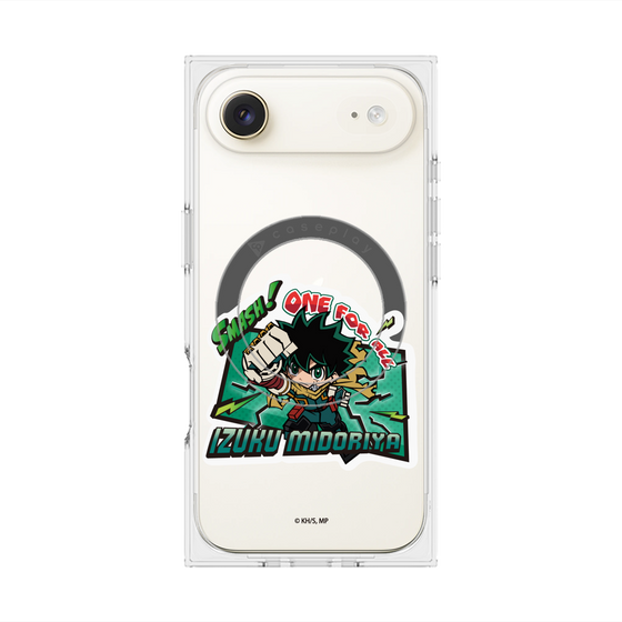 プレミアムスクエアケース with MagSafe［ 僕のヒーローアカデミア - ミニキャラ - 緑谷 出久 ］