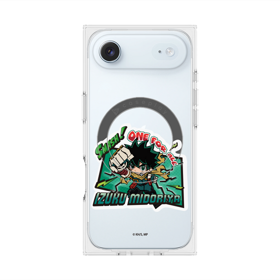 プレミアムスクエアケース with MagSafe［ 僕のヒーローアカデミア - ミニキャラ - 緑谷 出久 ］