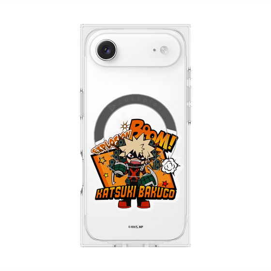 プレミアムスクエアケース with MagSafe［ 僕のヒーローアカデミア - ミニキャラ - 爆豪 勝己 ］