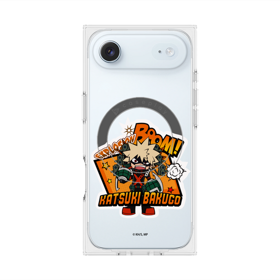 プレミアムスクエアケース with MagSafe［ 僕のヒーローアカデミア - ミニキャラ - 爆豪 勝己 ］