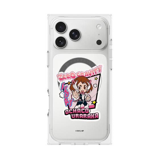 プレミアムスクエアケース with MagSafe［ 僕のヒーローアカデミア - ミニキャラ - 麗日 お茶子 ］