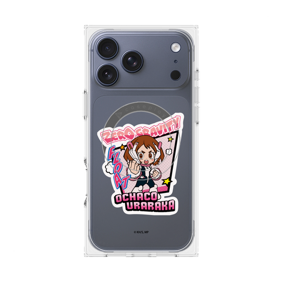 プレミアムスクエアケース with MagSafe［ 僕のヒーローアカデミア - ミニキャラ - 麗日 お茶子 ］