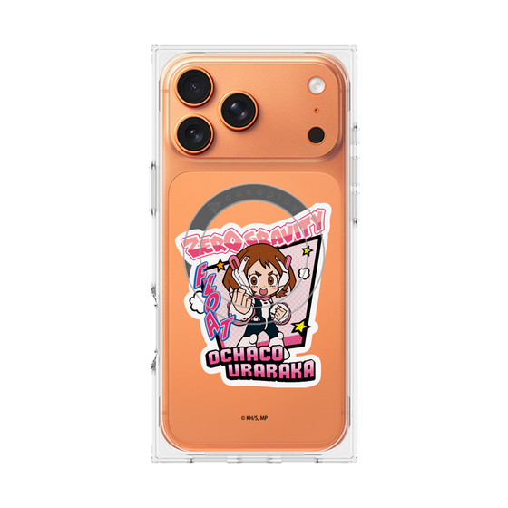 プレミアムスクエアケース with MagSafe［ 僕のヒーローアカデミア - ミニキャラ - 麗日 お茶子 ］