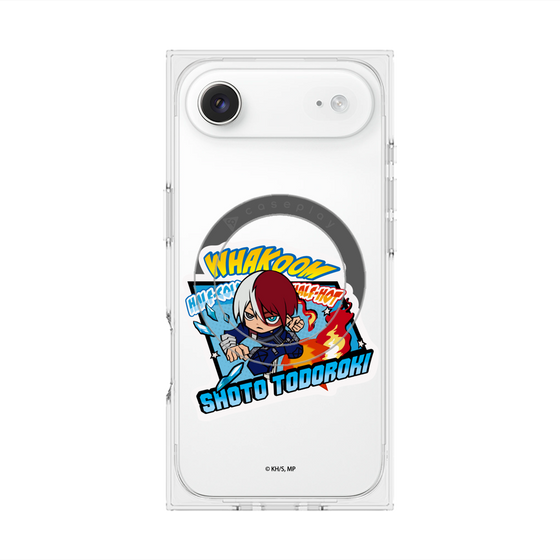 プレミアムスクエアケース with MagSafe［ 僕のヒーローアカデミア - ミニキャラ - 轟 焦凍 ］