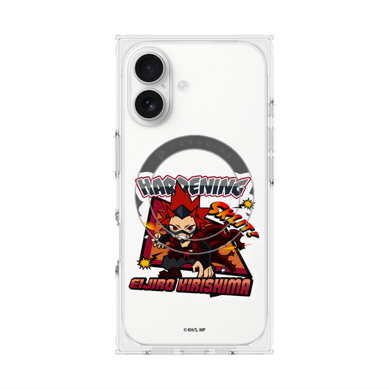 プレミアムスクエアケース with MagSafe［ 僕のヒーローアカデミア - ミニキャラ - 切島 鋭児郎 ］