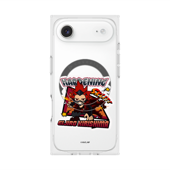 プレミアムスクエアケース with MagSafe［ 僕のヒーローアカデミア - ミニキャラ - 切島 鋭児郎 ］