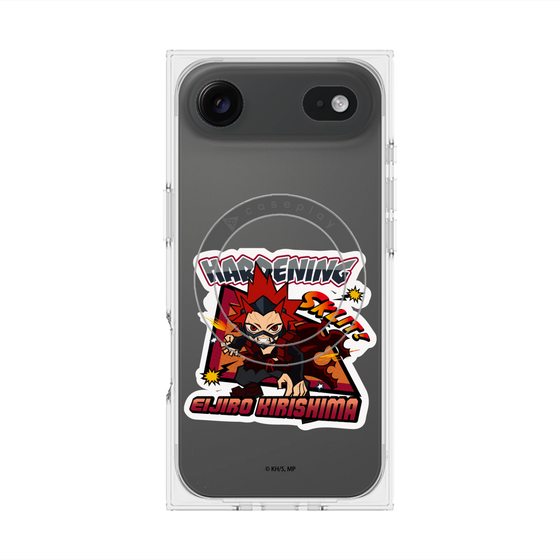 プレミアムスクエアケース with MagSafe［ 僕のヒーローアカデミア - ミニキャラ - 切島 鋭児郎 ］