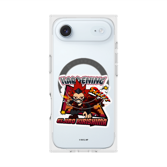 プレミアムスクエアケース with MagSafe［ 僕のヒーローアカデミア - ミニキャラ - 切島 鋭児郎 ］