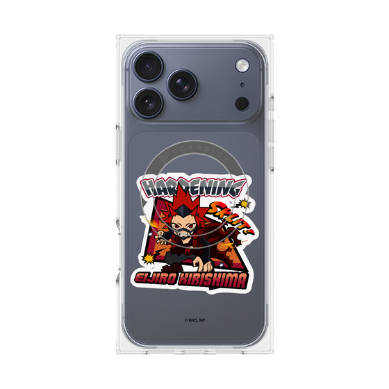 プレミアムスクエアケース with MagSafe［ 僕のヒーローアカデミア - ミニキャラ - 切島 鋭児郎 ］