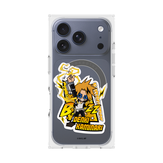 プレミアムスクエアケース with MagSafe［ 僕のヒーローアカデミア - ミニキャラ - 上鳴 電気 ］