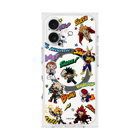 プレミアムスクエアケース with MagSafe［ 僕のヒーローアカデミア - アメコミ ］