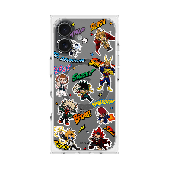 プレミアムスクエアケース with MagSafe［ 僕のヒーローアカデミア - アメコミ ］