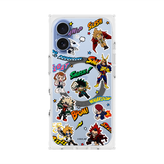 プレミアムスクエアケース with MagSafe［ 僕のヒーローアカデミア - アメコミ ］