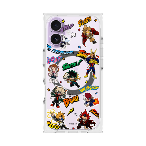 プレミアムスクエアケース with MagSafe［ 僕のヒーローアカデミア - アメコミ ］