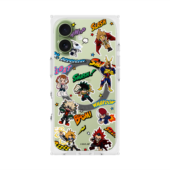 プレミアムスクエアケース with MagSafe［ 僕のヒーローアカデミア - アメコミ ］