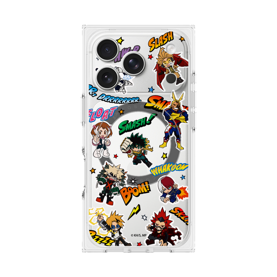 プレミアムスクエアケース with MagSafe［ 僕のヒーローアカデミア - アメコミ ］