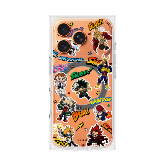 プレミアムスクエアケース with MagSafe［ 僕のヒーローアカデミア - アメコミ ］