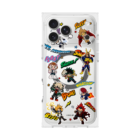 プレミアムスクエアケース with MagSafe［ 僕のヒーローアカデミア - アメコミ ］