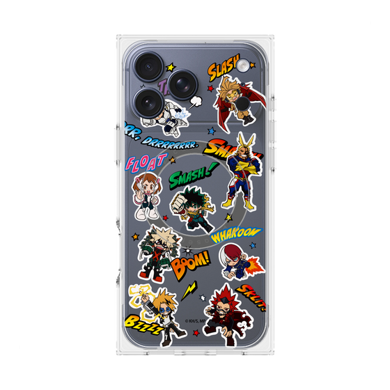 プレミアムスクエアケース with MagSafe［ 僕のヒーローアカデミア - アメコミ ］