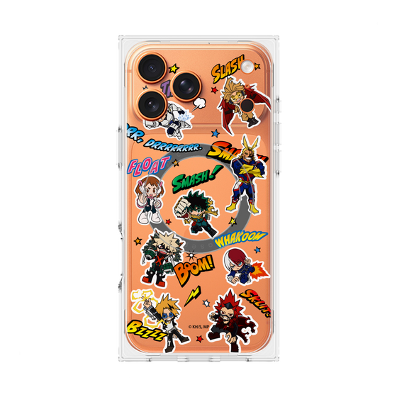 プレミアムスクエアケース with MagSafe［ 僕のヒーローアカデミア - アメコミ ］