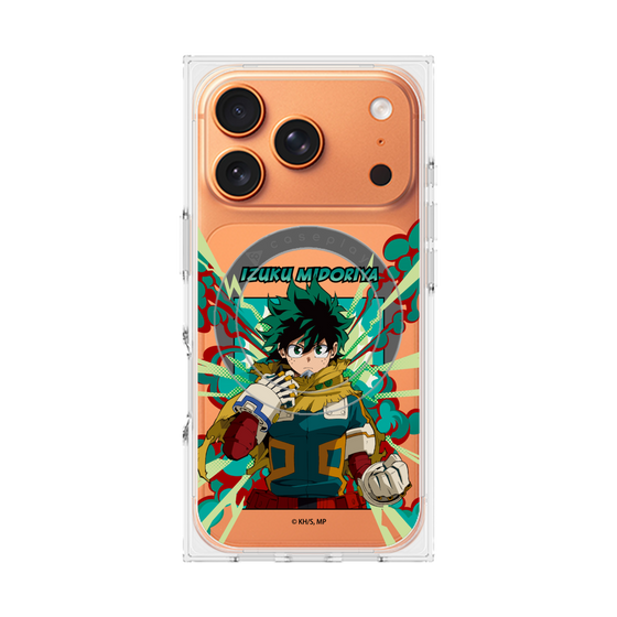 プレミアムスクエアケース with MagSafe［ 僕のヒーローアカデミア - ポップ - 緑谷 出久 ］