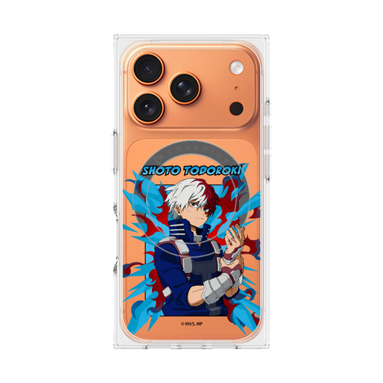 プレミアムスクエアケース with MagSafe［ 僕のヒーローアカデミア - ポップ - 轟 焦凍 ］