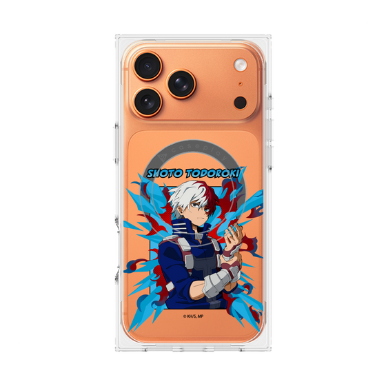 プレミアムスクエアケース with MagSafe［ 僕のヒーローアカデミア - ポップ - 轟 焦凍 ］